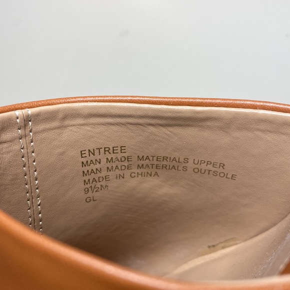 NWOT Aerosole Entree Slide Mule Block Heel Sandal Brown Size 9.5 - Picture 6 of 8